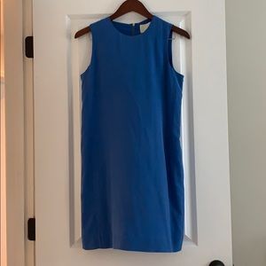 Cynthia Rowley 100% Silk Cobalt Blue Shift Dress